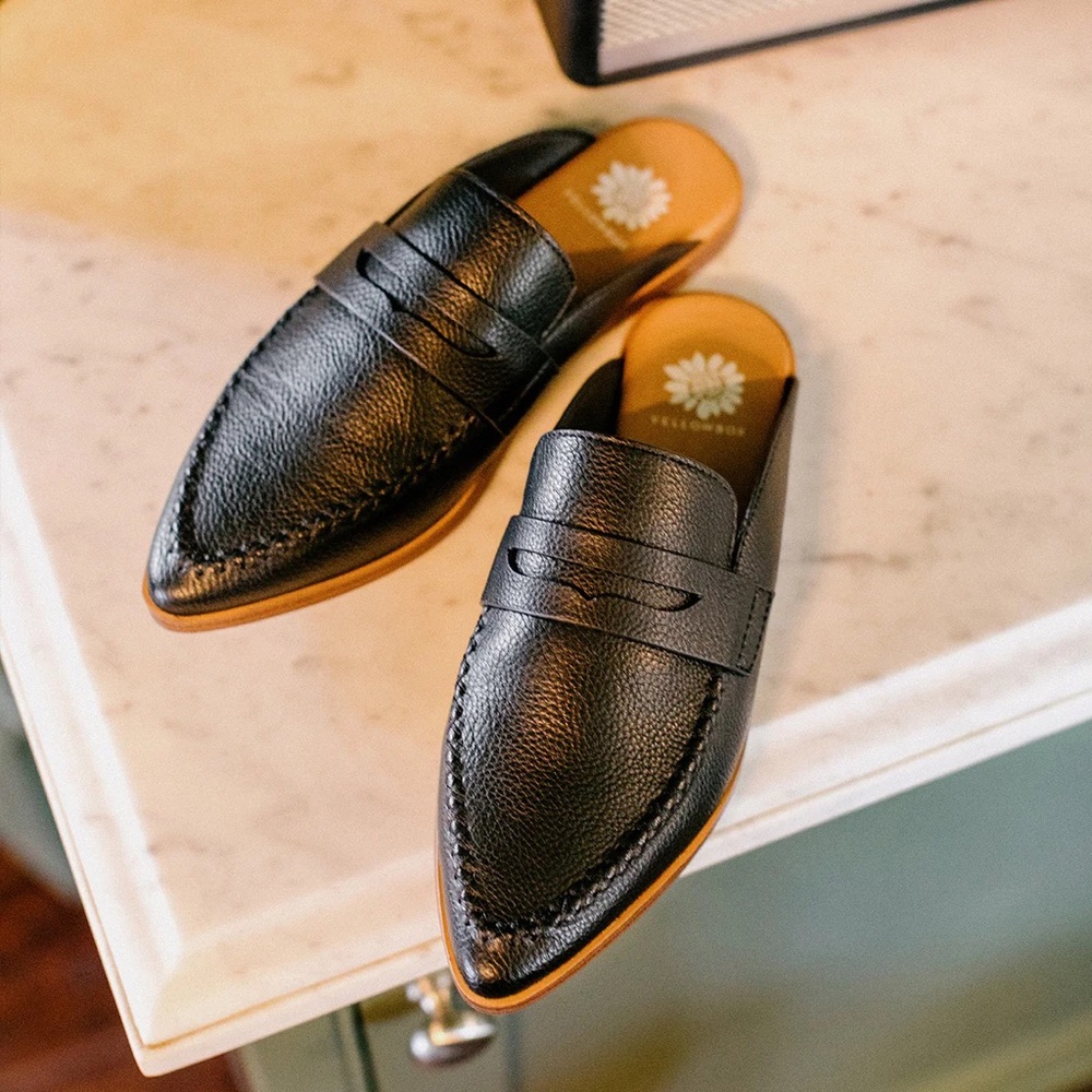 Yellow Box Nineta Mule Black 7.5